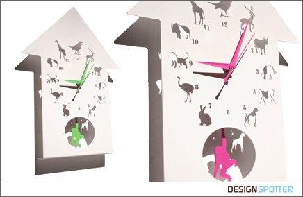 很有諾亞方舟fu的動物時鐘