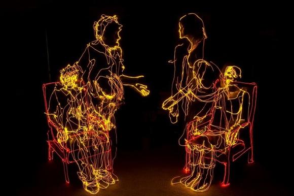 細節好多的光影塗鴉!!