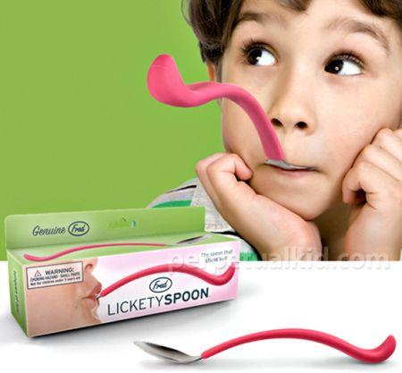 好幽默的長舌湯匙