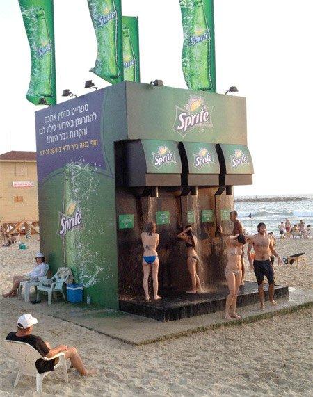 史上最奢!! 用雪碧沖涼