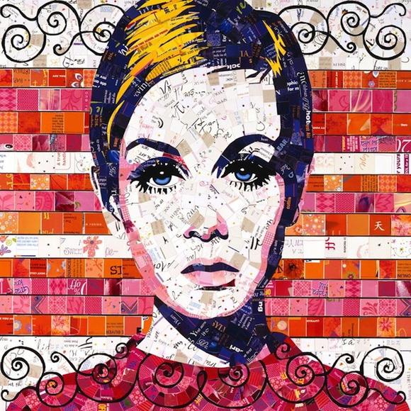 菜市場傳單版馬賽克貼畫