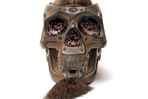 超酷的骷髏咖啡磨豆機