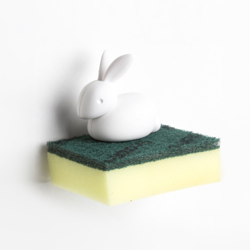 QUALY_草原白兔 海綿架 Bunny Sponge