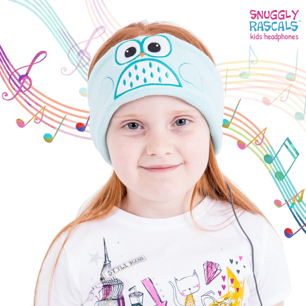 英國 Snuggly Rascals_兒童趣味造型耳機 貓頭鷹