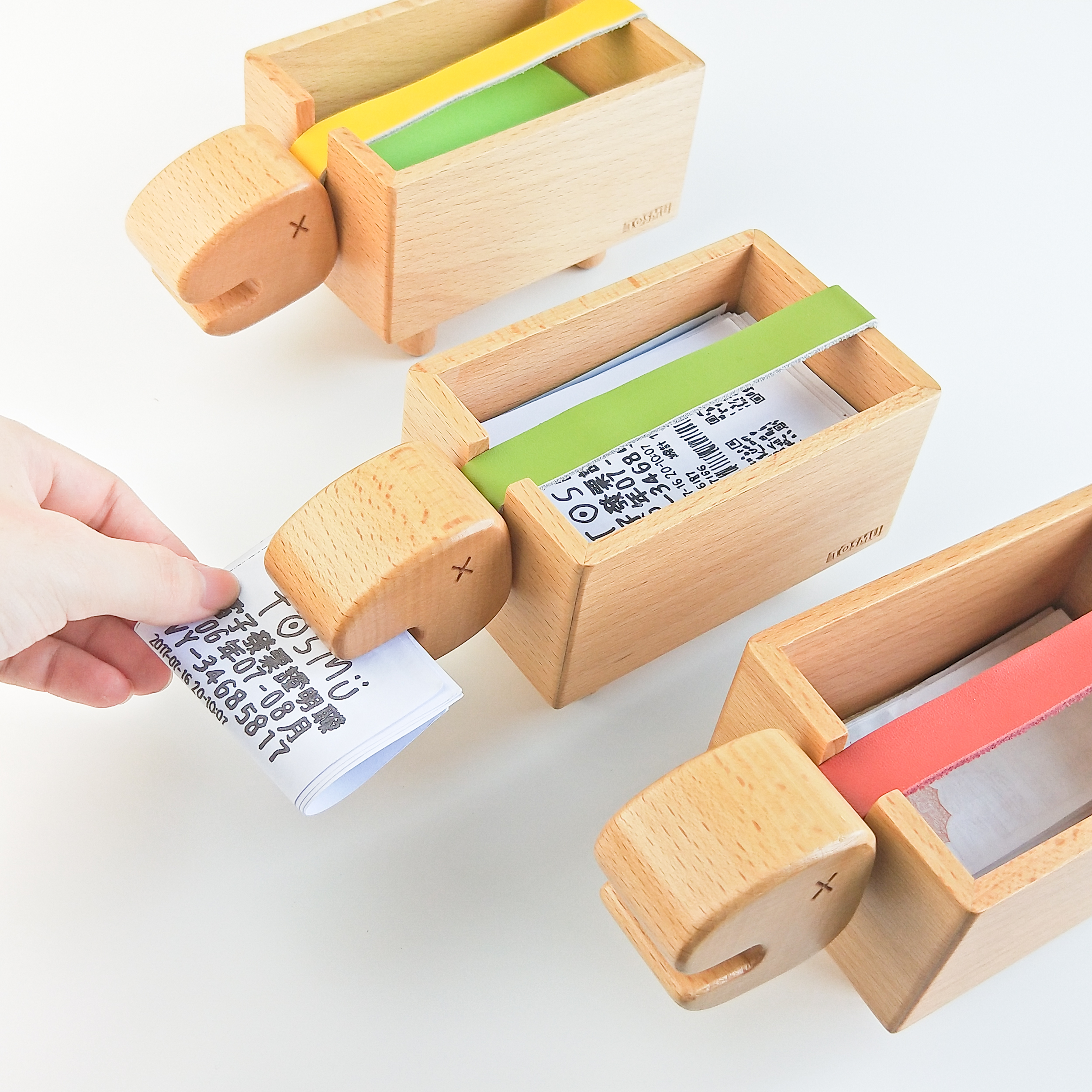 TOSMU 童心木_長頸龍發票收納盒 （三色選）