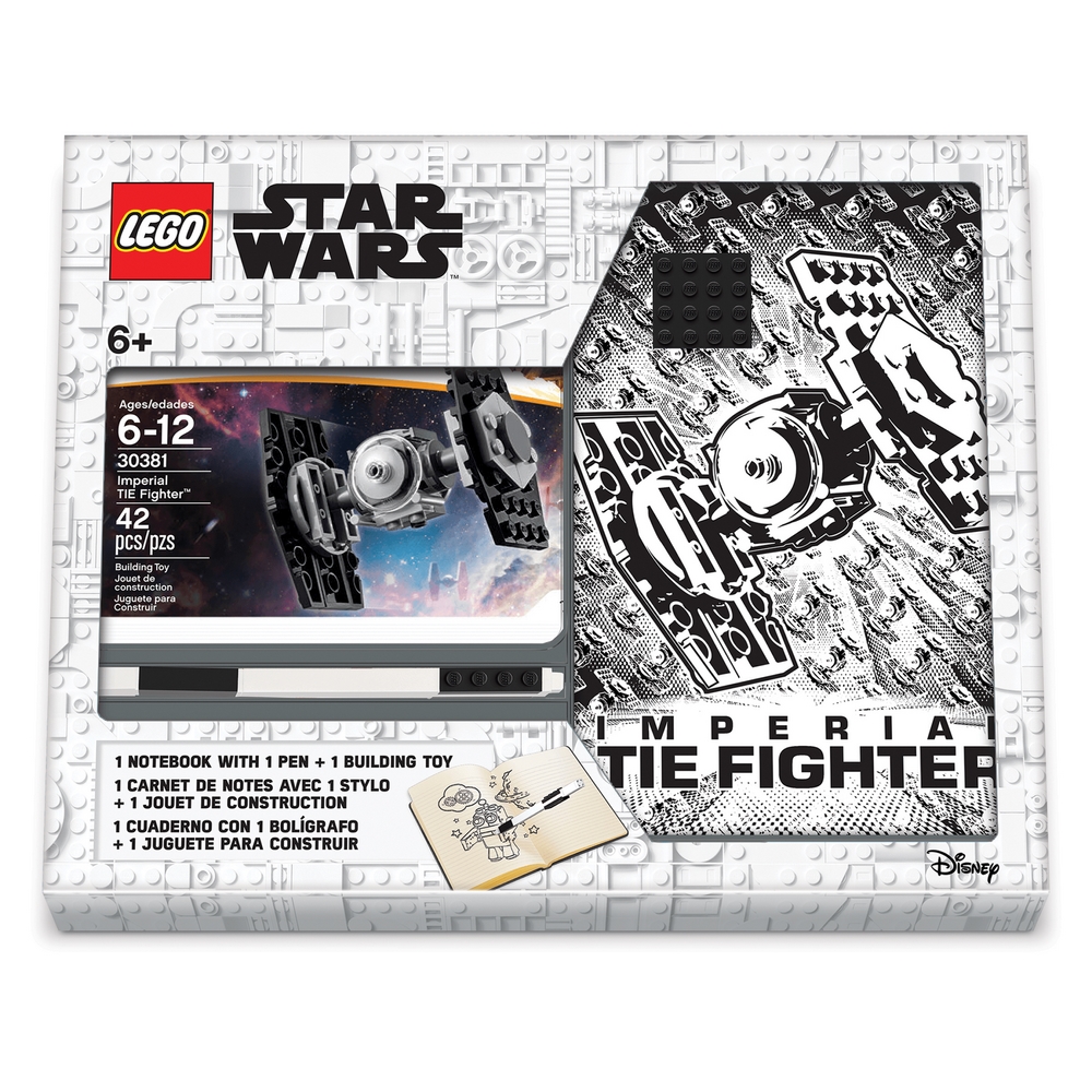 LEGO 樂高_STARWARS星際大戰 鈦戰機筆記本(附組裝顆粒包)