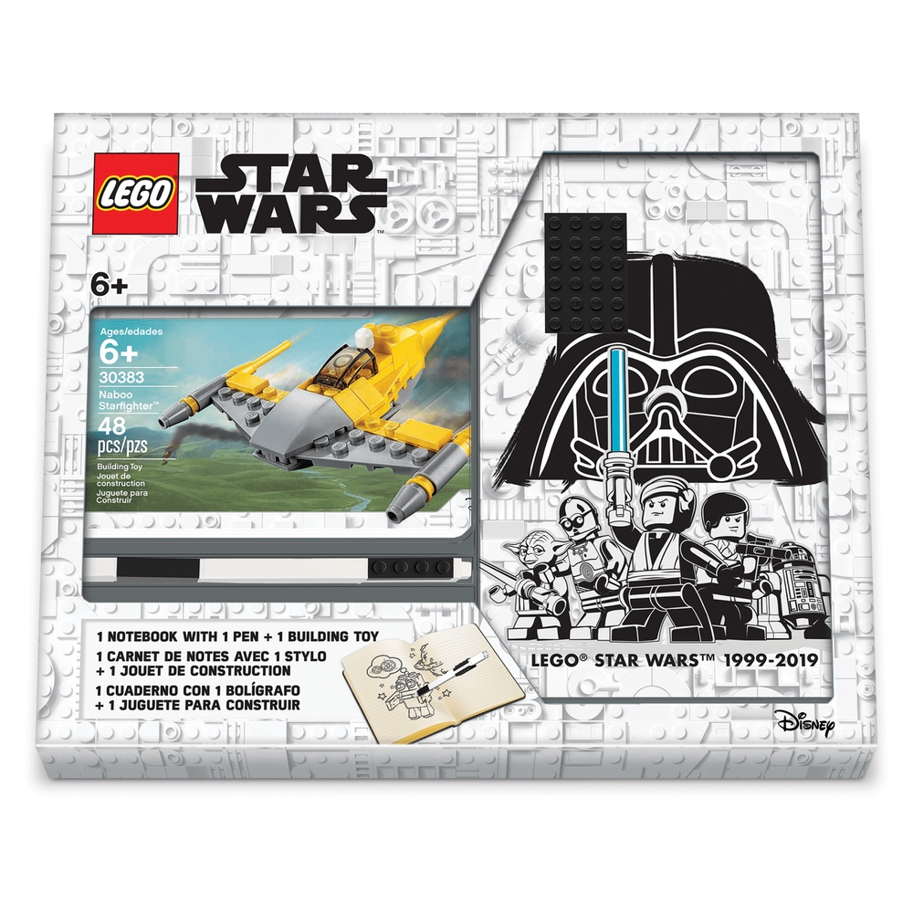  LEGO 樂高_STARWARS星際大戰 納布星際戰鬥機筆記本(附組裝顆粒包)