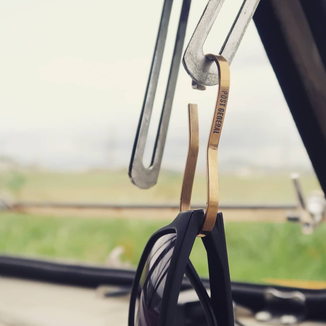 POST GENERAL_復古黃銅掛勾捲線器