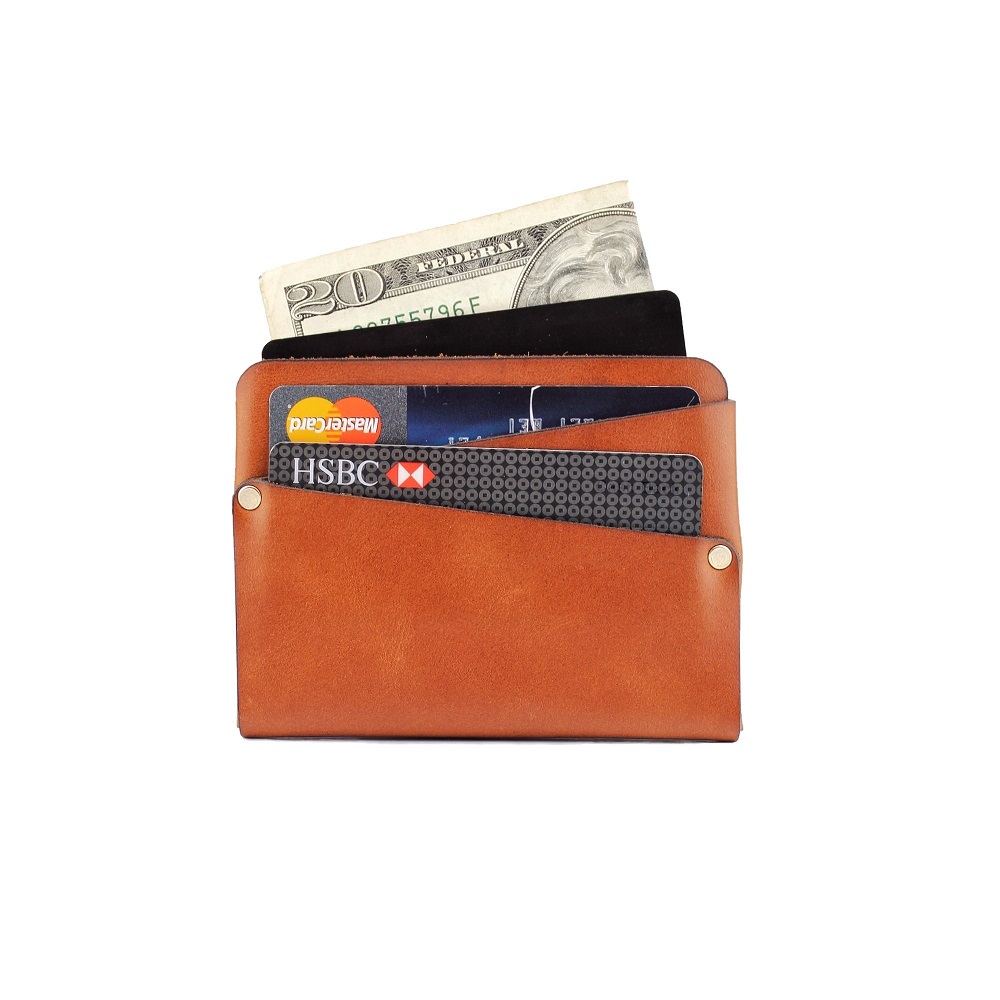 UNIC_無縫線橫式票卡夾／名片夾／極簡短夾 （三色選）