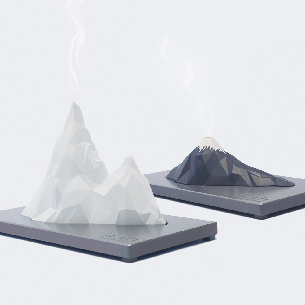 Mark&Draw_花山薰香台(兩入組)/富士山+阿爾卑斯山