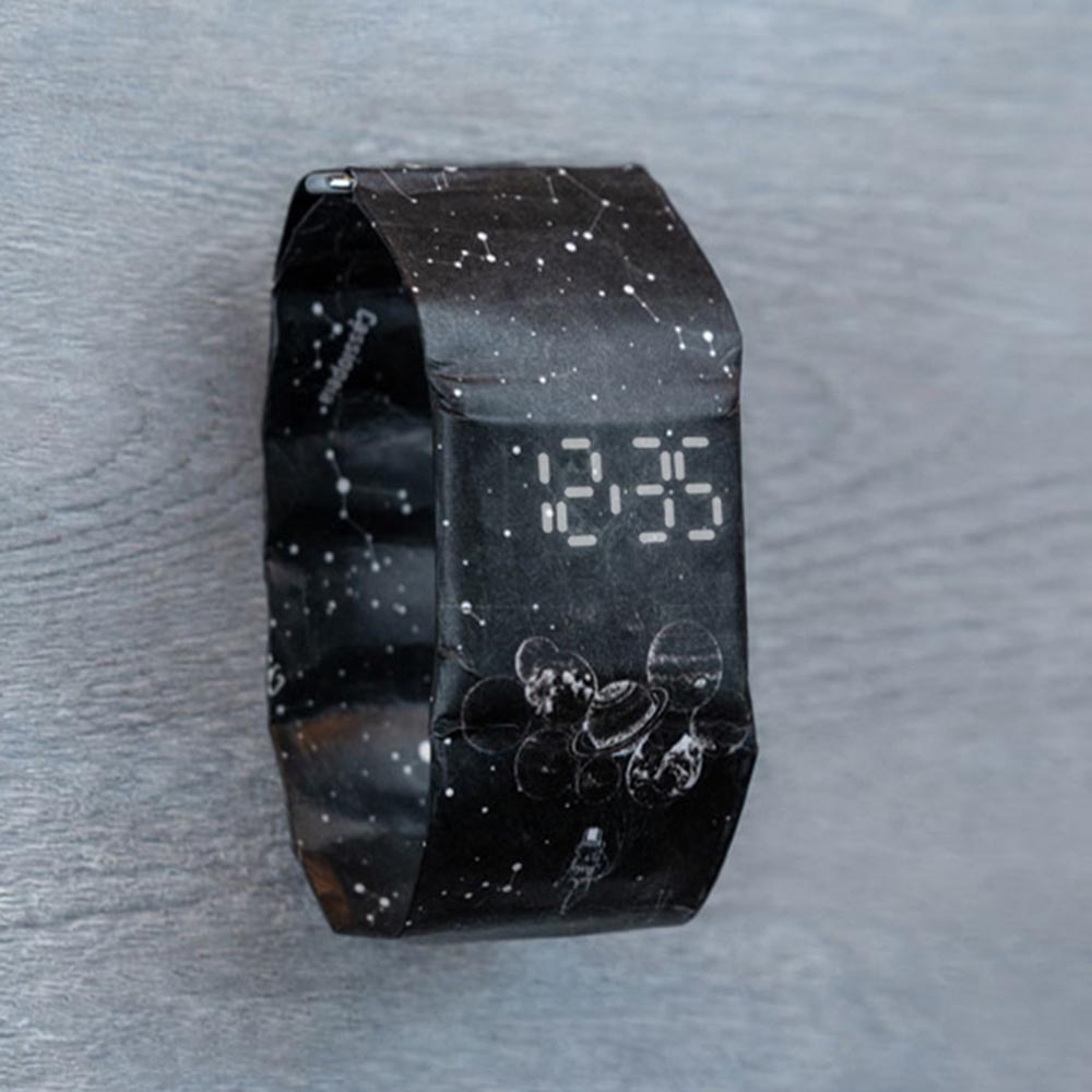 德國paprcuts.de_抗撕防潑水紙纖手錶 星系 PAPRCUTS WATCH Astronaut