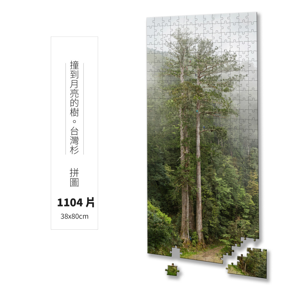 光印樣_拼圖 撞到月亮的樹－台灣