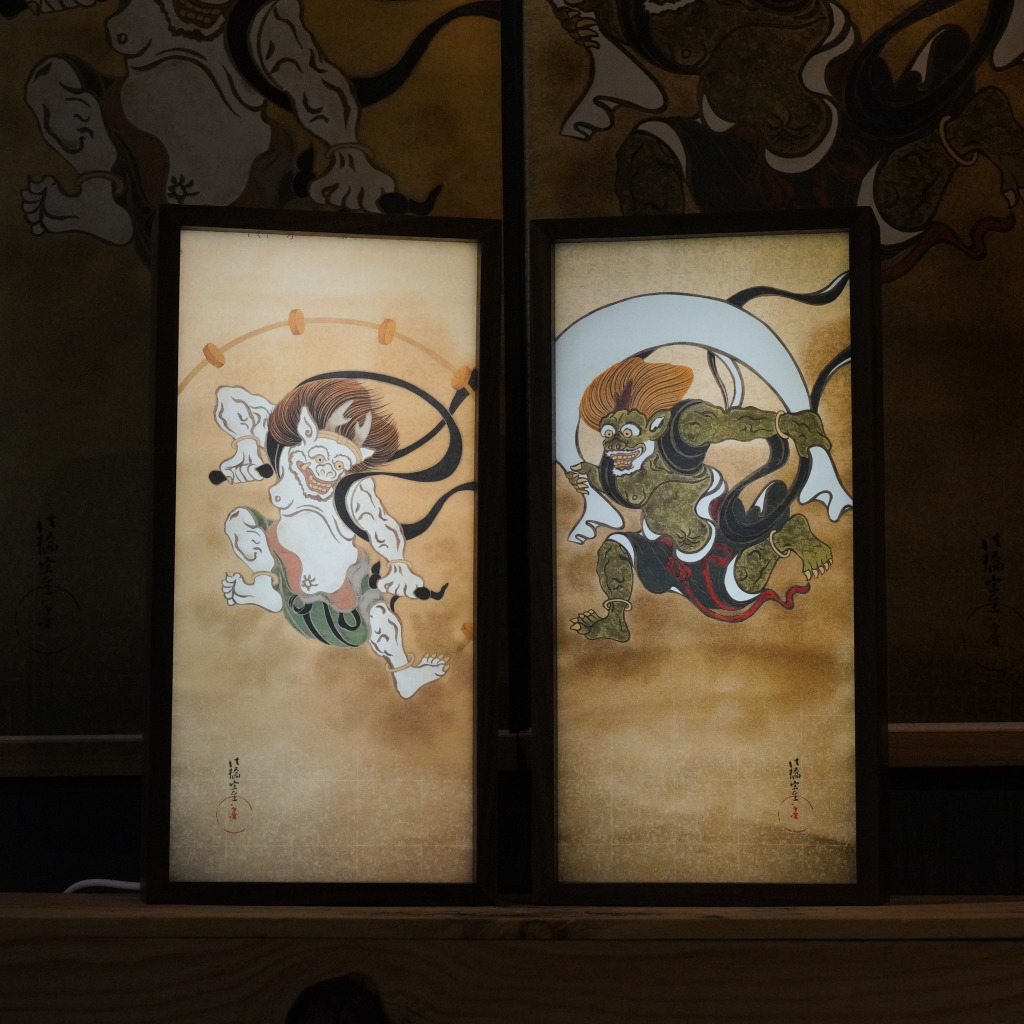 Lighto 光印樣_琳派-風神雷神燈箱