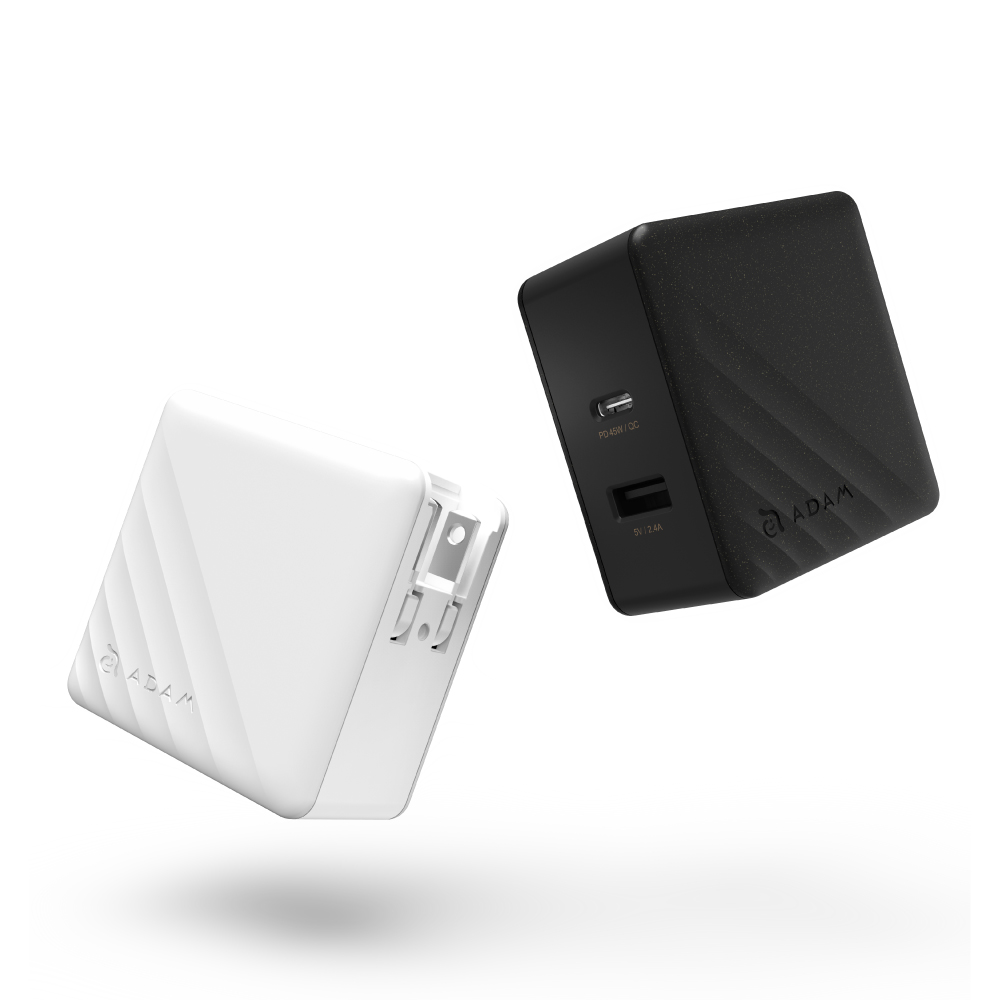 ADAM 亞果元素_OMNIA P5 USB-C PD45W 旅行專用快速充電器（兩色選）