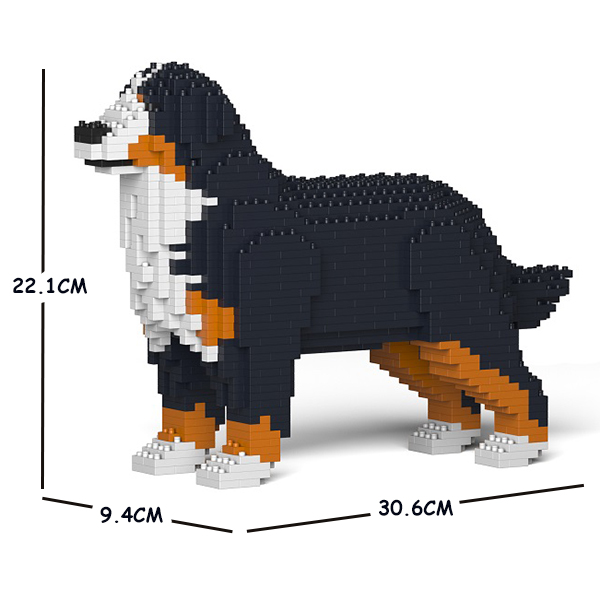 JEKCA_伯恩山犬積木