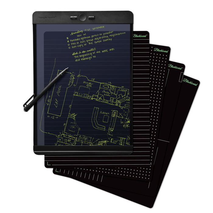 Boogie Board_BlackBoard 14吋局部清除透明手寫塗鴉板 