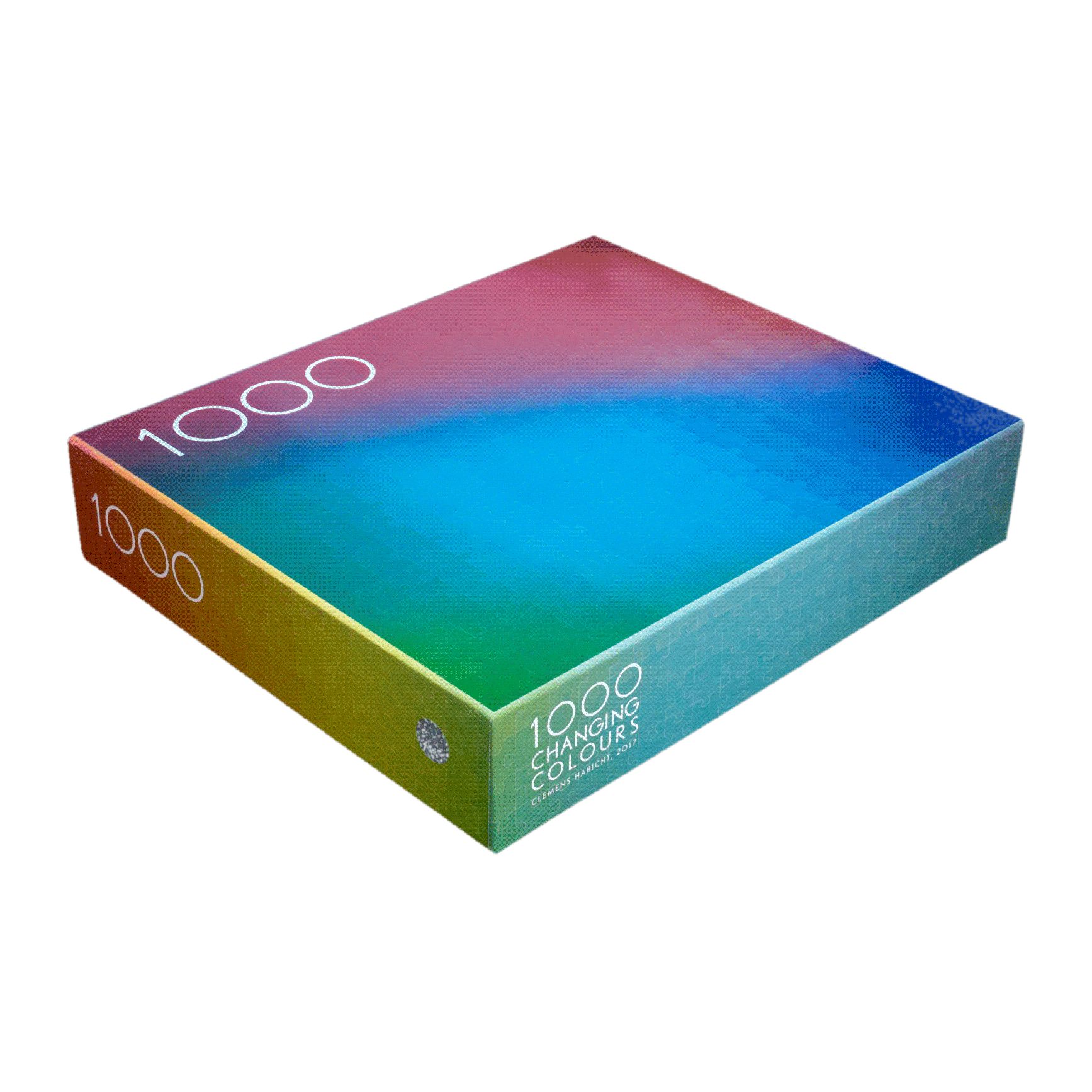 Clemens Habicht_【預購】CMYK色彩拼圖－變色版（1,000 片) CMYK 1000 changing colours