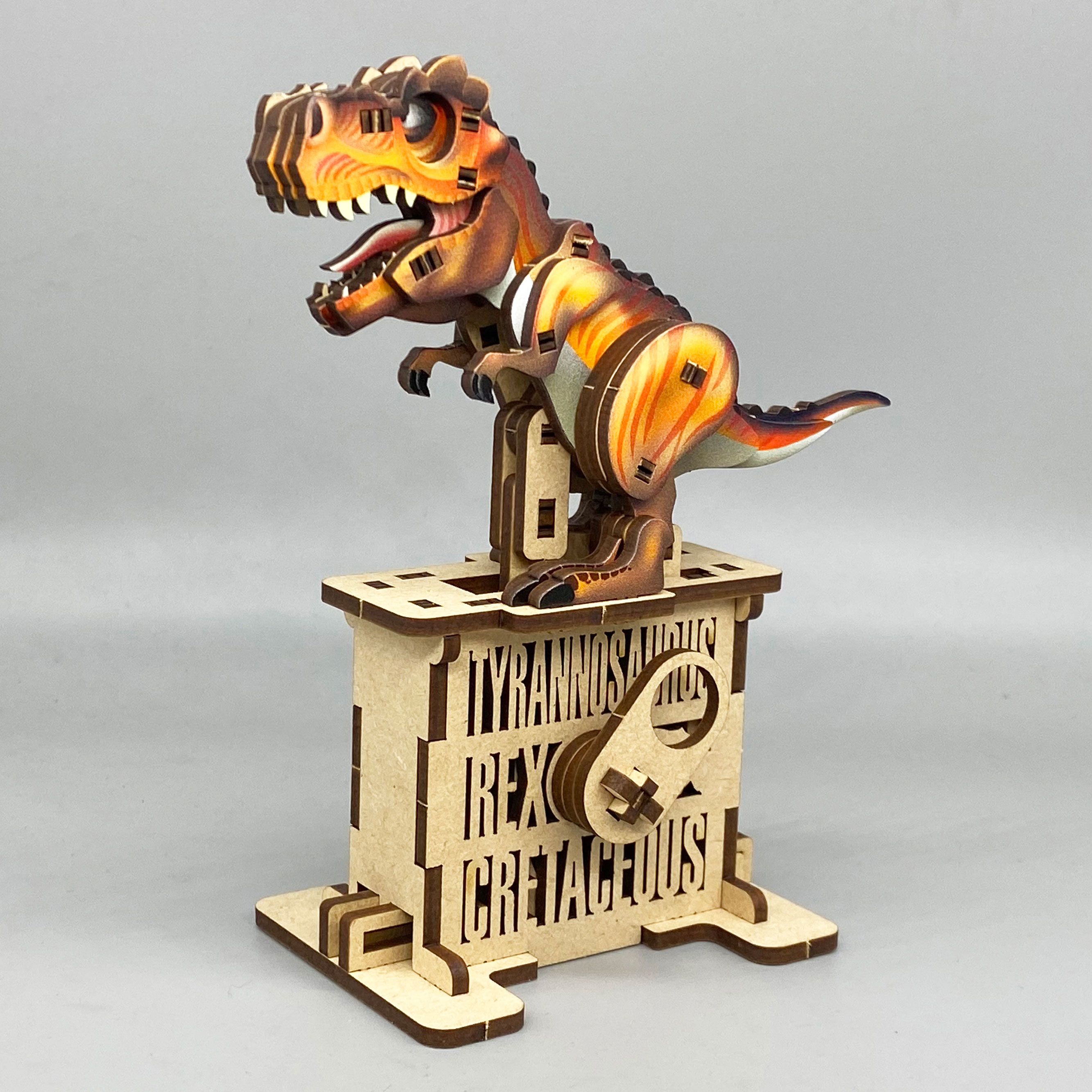 Fuumas_立體可動木質拼圖－暴龍