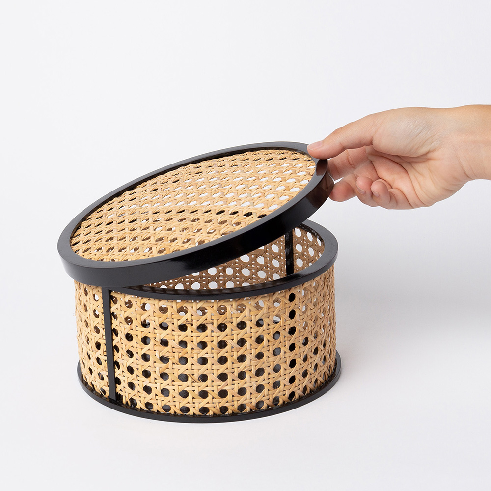 DOIY_築籐 收納箱 Kanne Round Box