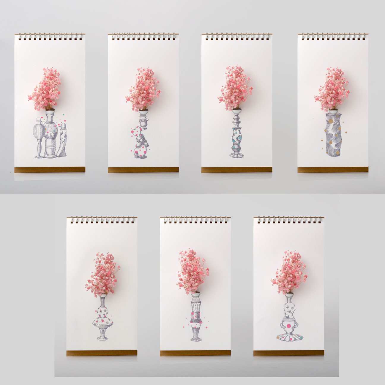 SPEXTRUM_Flip vase 翻頁花瓶 - 彩色花瓶