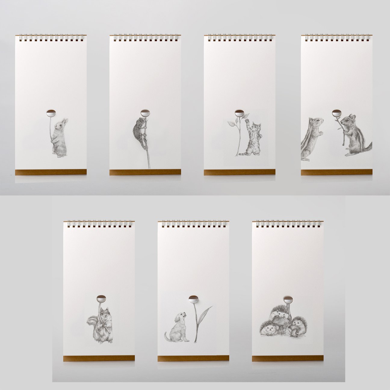 SPEXTRUM_Flip vase 翻頁花瓶 - 可愛小夥伴
