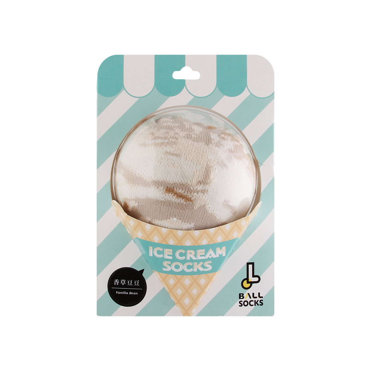 ICE CREAM冰淇淋襪/香草豆豆