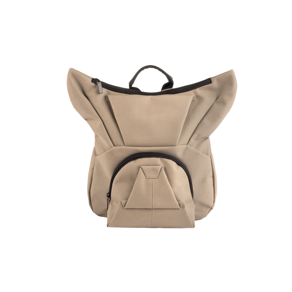 ORIBAGU 摺紙包_棕法鬥 背包