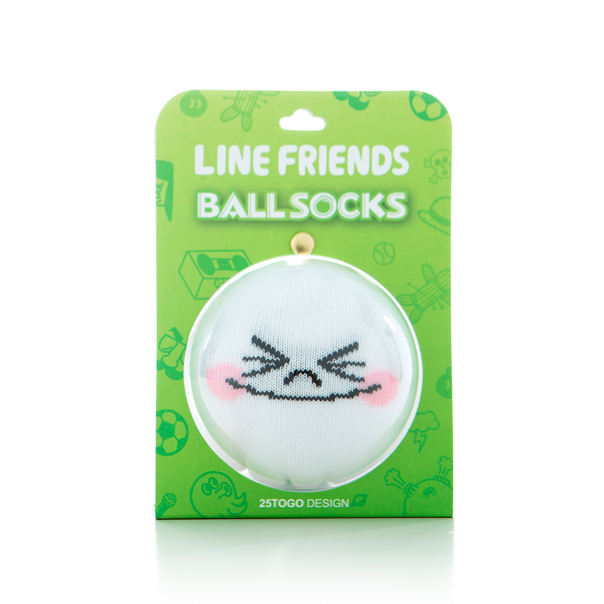BALL SOCKS_LINE FRIENDS 球襪_饅頭人嗯嗯