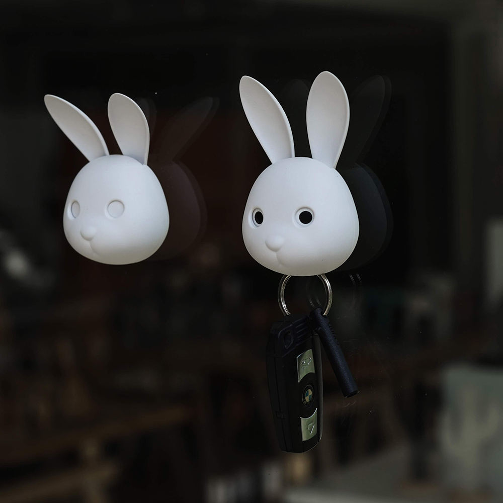 QUALY_邦妮兔 鑰匙圈 白