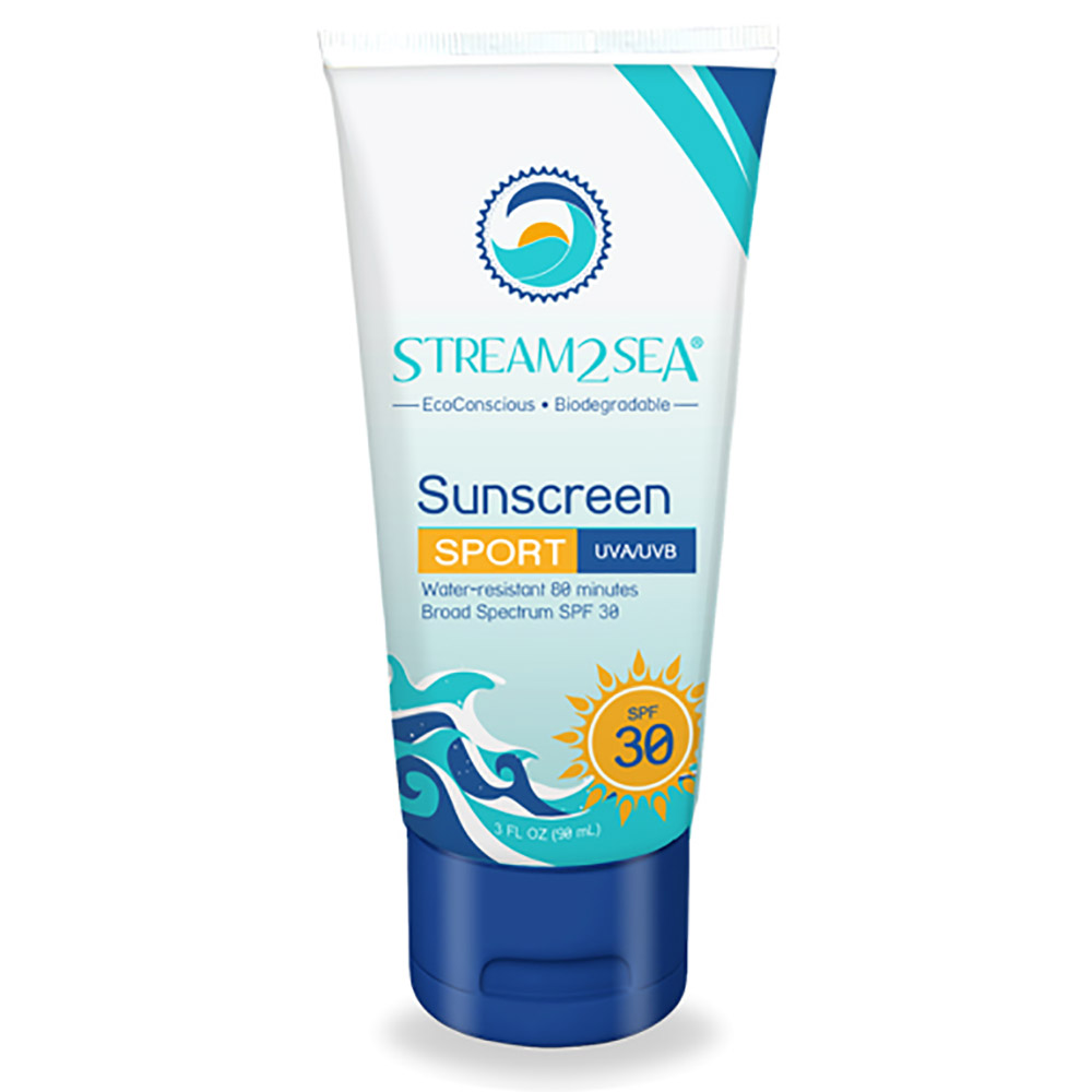 美國Stream2Sea_友善海洋防曬乳/運動型 SPF30(90ml)