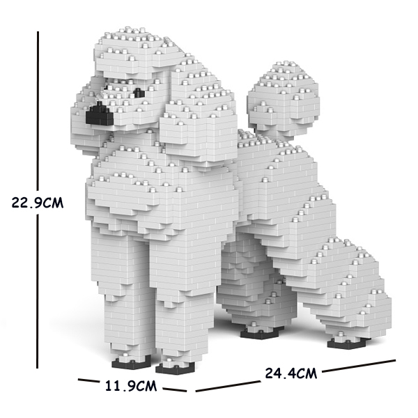 JEKCA_貴賓犬積木（六種花色）