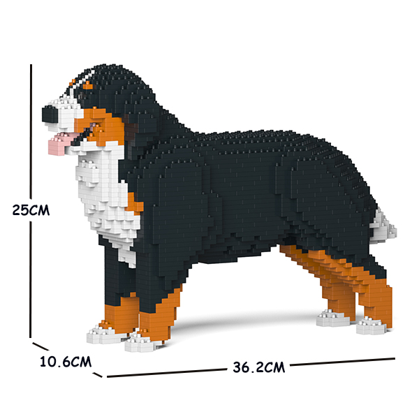 JEKCA_伯恩山犬積木（四款式選）