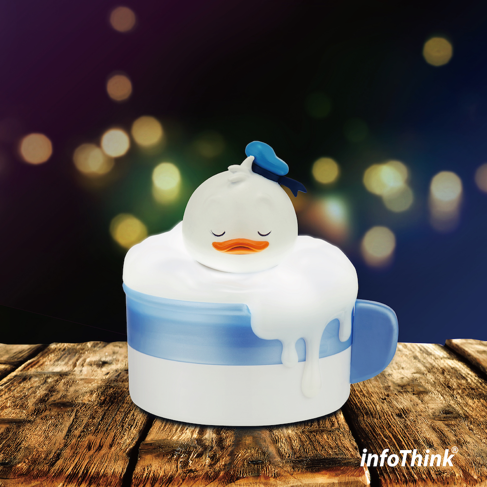 infoThink_泡泡歐蕾小夜燈收納盒－唐老鴨款