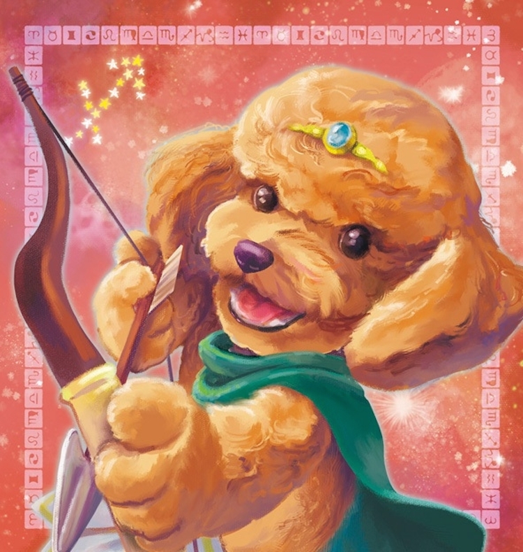 海裡魚_35P木質拼圖_射手座X紅貴賓