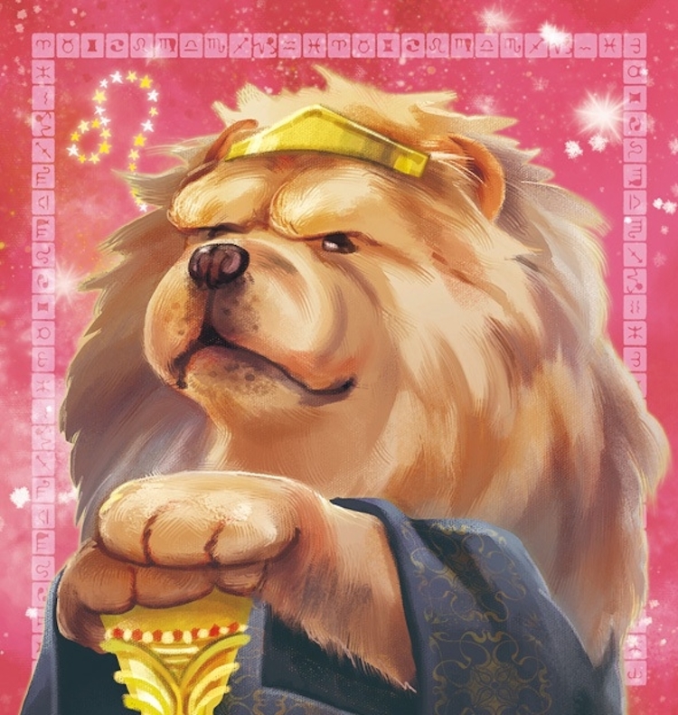 海裡魚_35P木質拼圖_獅子座X鬆獅犬
