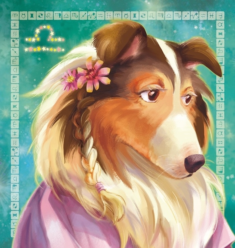 海裡魚_35P木質拼圖_天秤座X牧羊犬