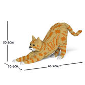 整個家都是我地盤！慵懶「樂高貓」貓生無憾啦