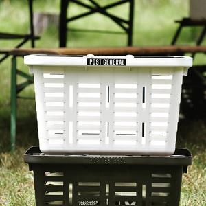 POST GENERAL_多功能露營手提方型收納籃 （四色選）