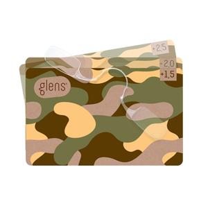 Glens_卡片老花眼鏡（迷彩圖案）