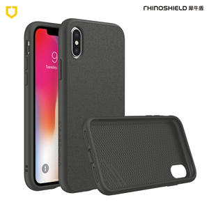 RHINOSHIELD犀牛盾_Solidsuit 超細纖防摔背蓋手機殼5.8吋 iPhone X