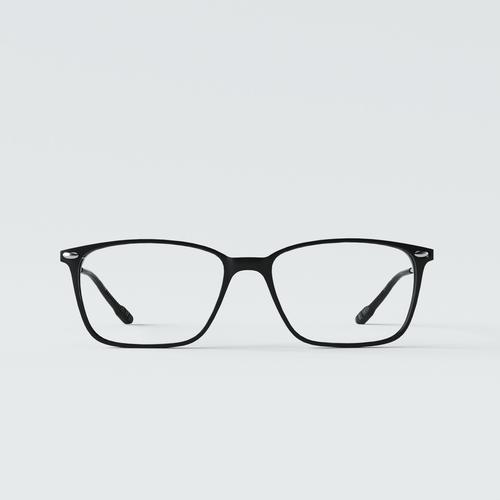 NOOZ_時尚造型老花眼鏡 鏡腳便攜款 （矩形-黑色）