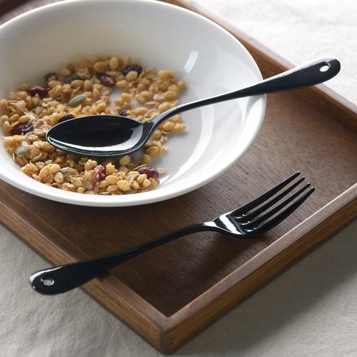 日本高桑金屬_NOIR 珐瑯餐具組 (黑)