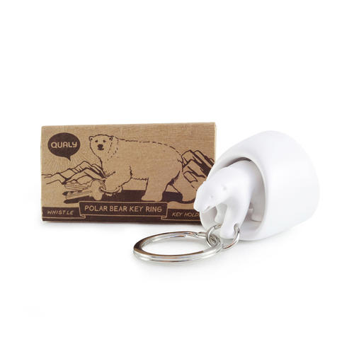 QUALY_北極熊哨匙圈 Polar Bear Key Ring