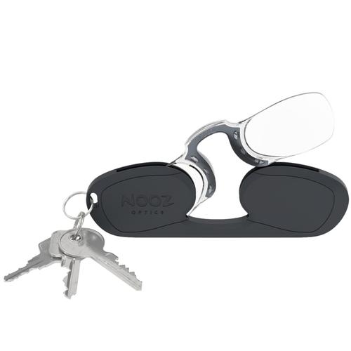 NOOZ_法國NOOZ 時尚夾鼻式 便攜閱讀老花眼鏡（矩形-黑）
